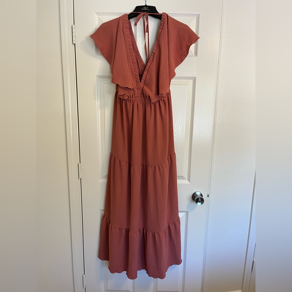 Dusty Pink Maxi Dress